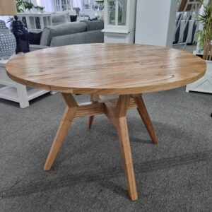 wp-image-tigress-35964.jpg "Bali" Resort Style Round Solid Hardwood Timber Dining Table, 120cm Dia x 76cmH (RRP $999)