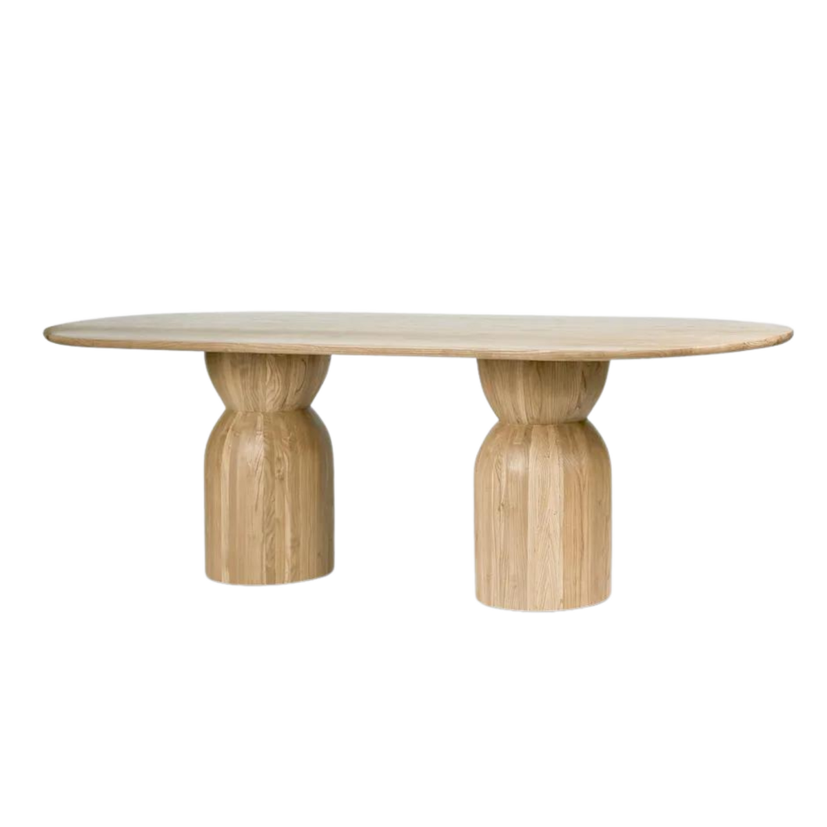 Olive Dining Table Top Oval Natural, W 240cm x D 100cm x H 3cm (RRP $1799) - Image 4