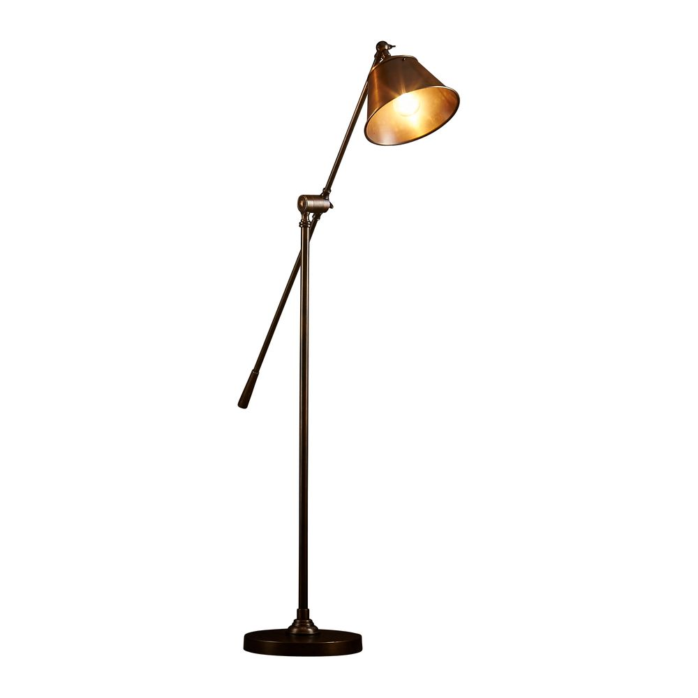 Winslow Floor Lamp Antique Brass (RRP $1034)