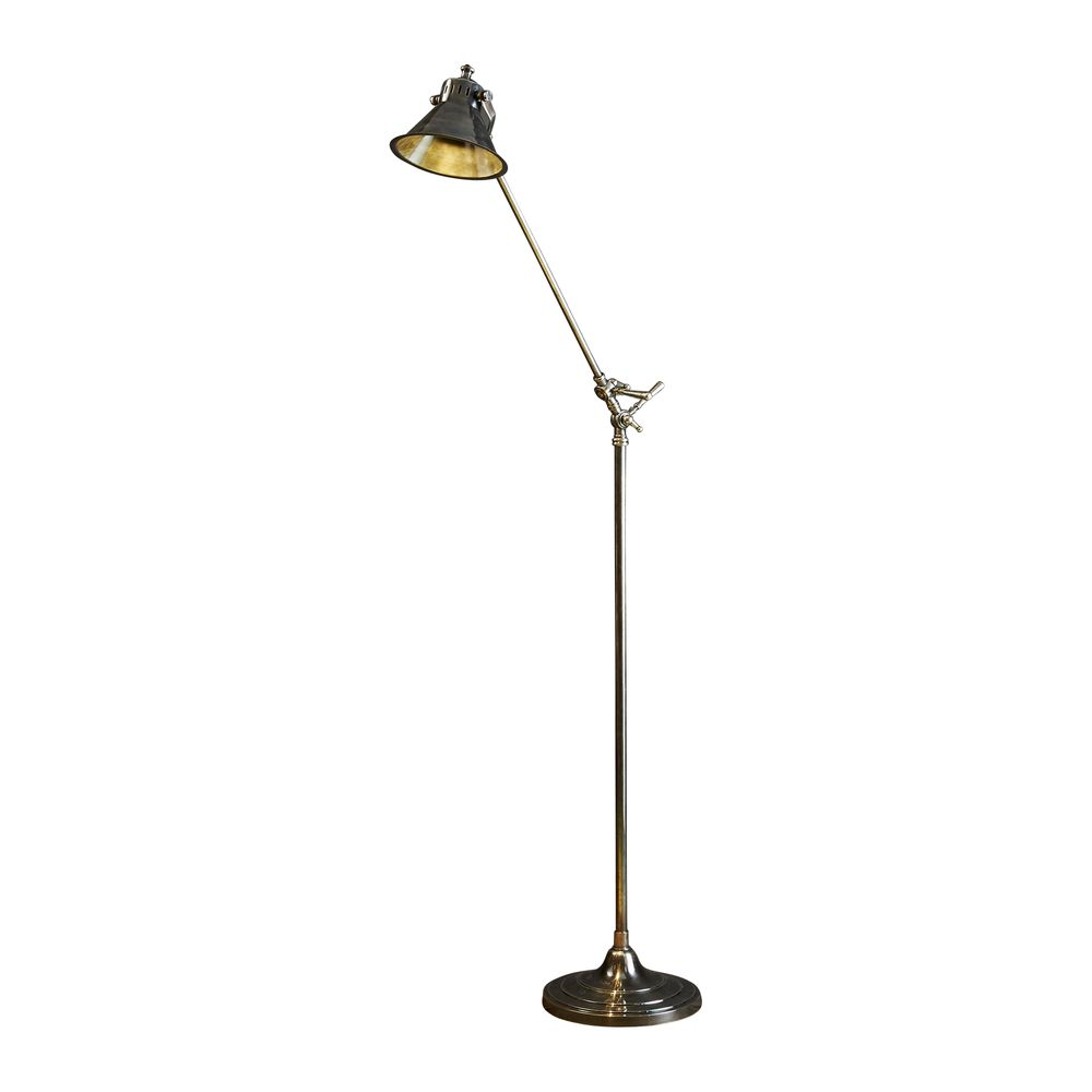 Morton Floor Lamp Antique Silver (RRP $1265)