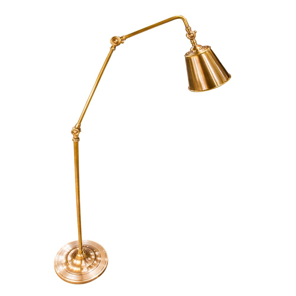 Newbury Floor Lamp Antique Brass (RRP $1650)