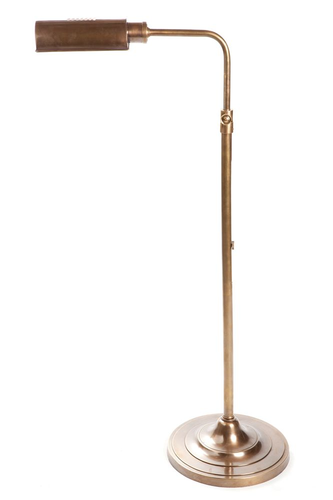 Brooklyn Floor Lamp Antique Brass (RRP $1518)