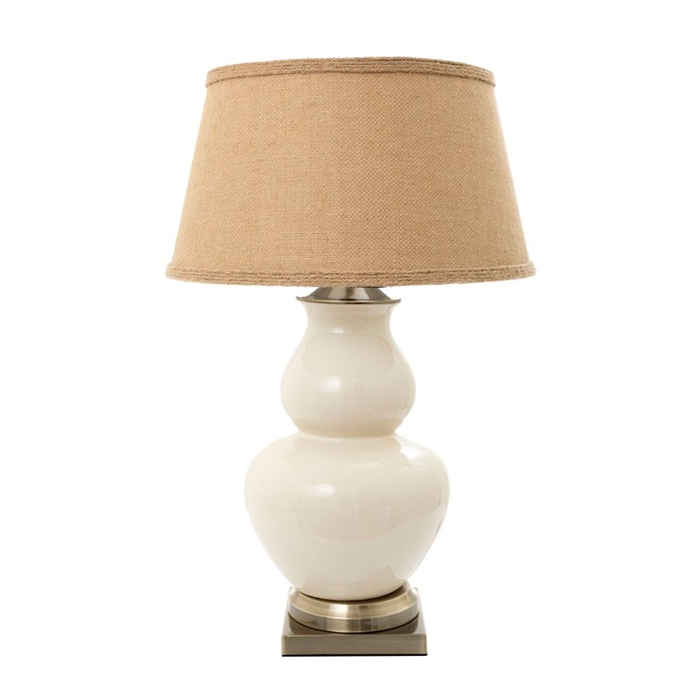 Matisse Ceramic Table Lamp Base Cream (RRP $572)