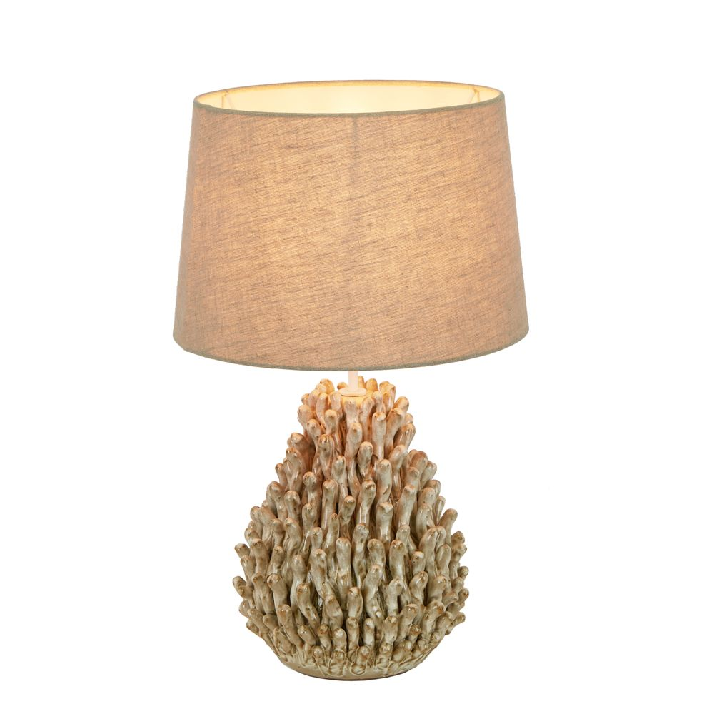 Kariba Anenome Ceramic Table Lamp Base White (RRP $1089)