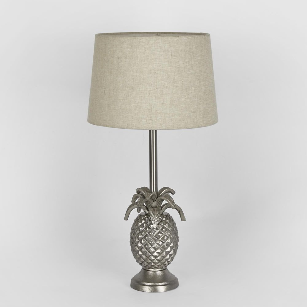 St Martin Table Lamp Base Antique Silver (RRP $407) - Image 2