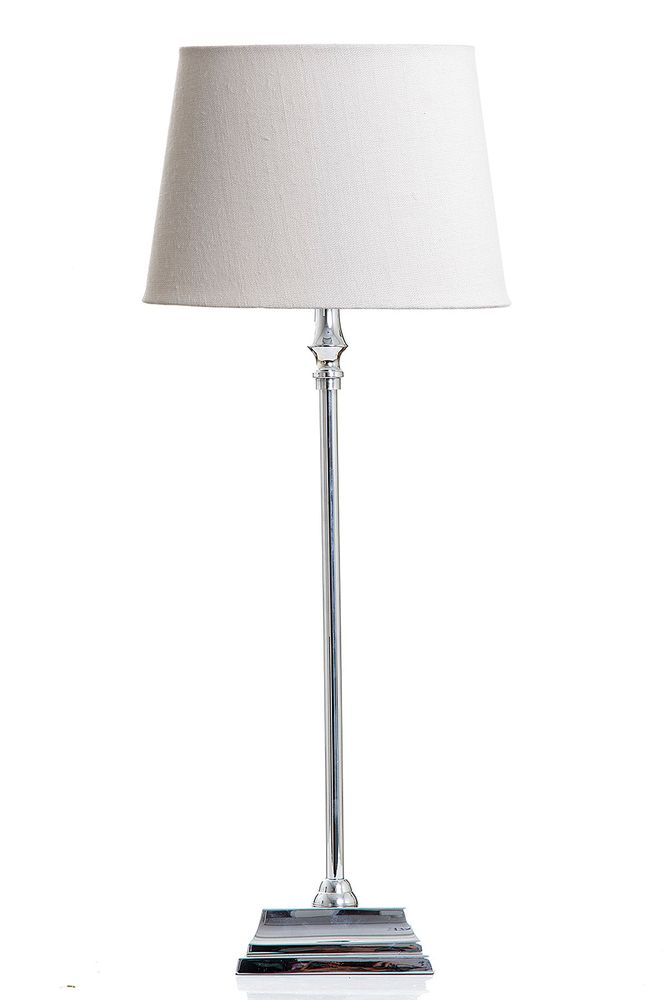 Collin Table Lamp Shiny Nickel (RRP $352)