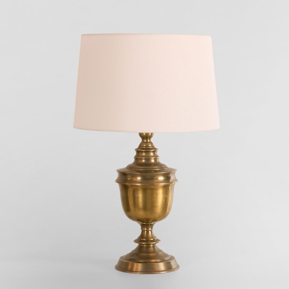 Sheffield Table Lamp Base Antique Brass (RRP $990) - Image 2