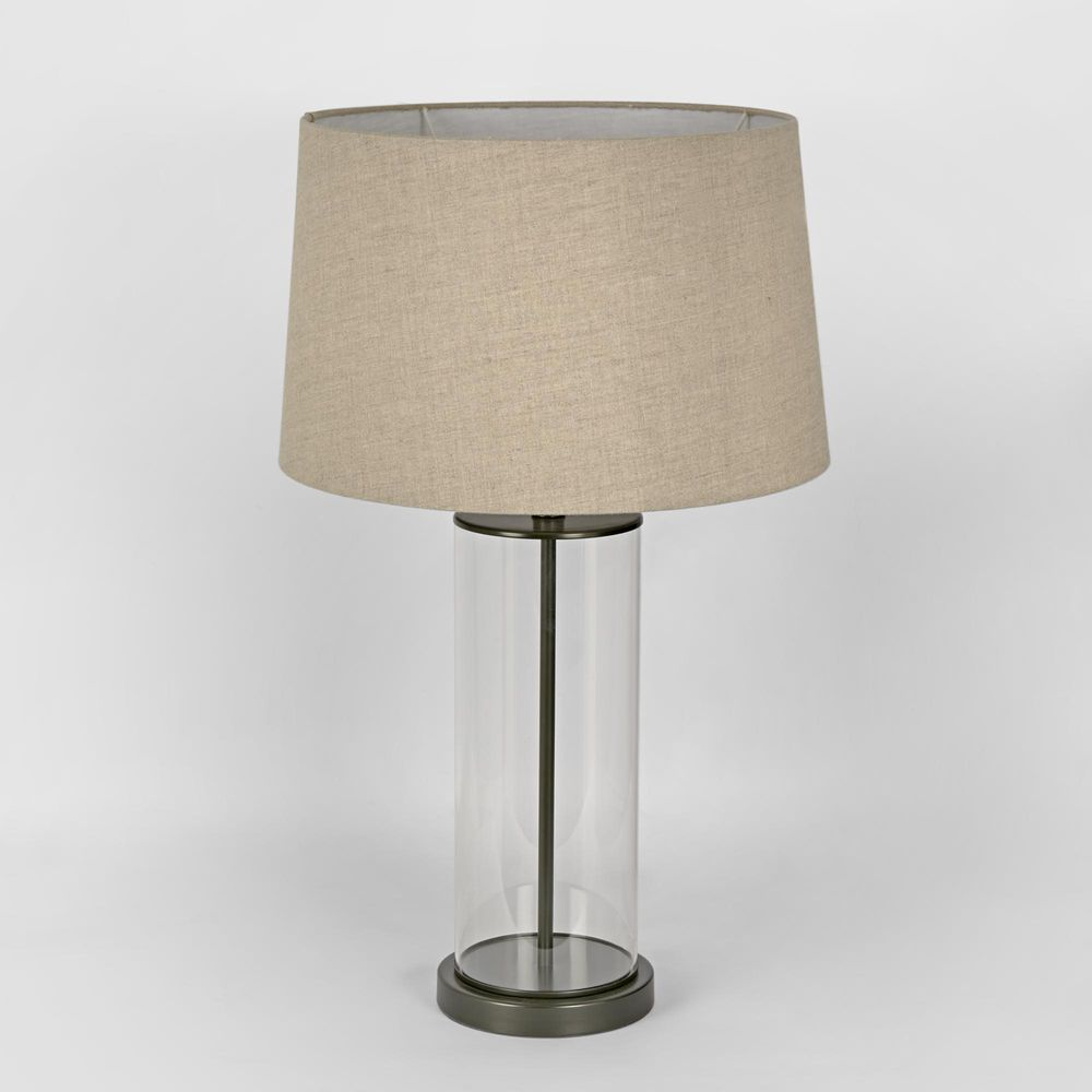 Iris Glass Table Lamp Base Black (RRP $429) - Image 2