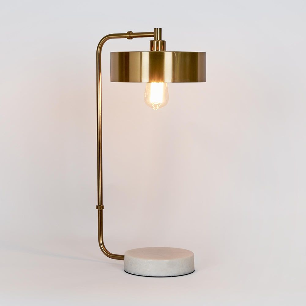 Atlas Table Lamp Antique Brass (RRP $429) - Image 2