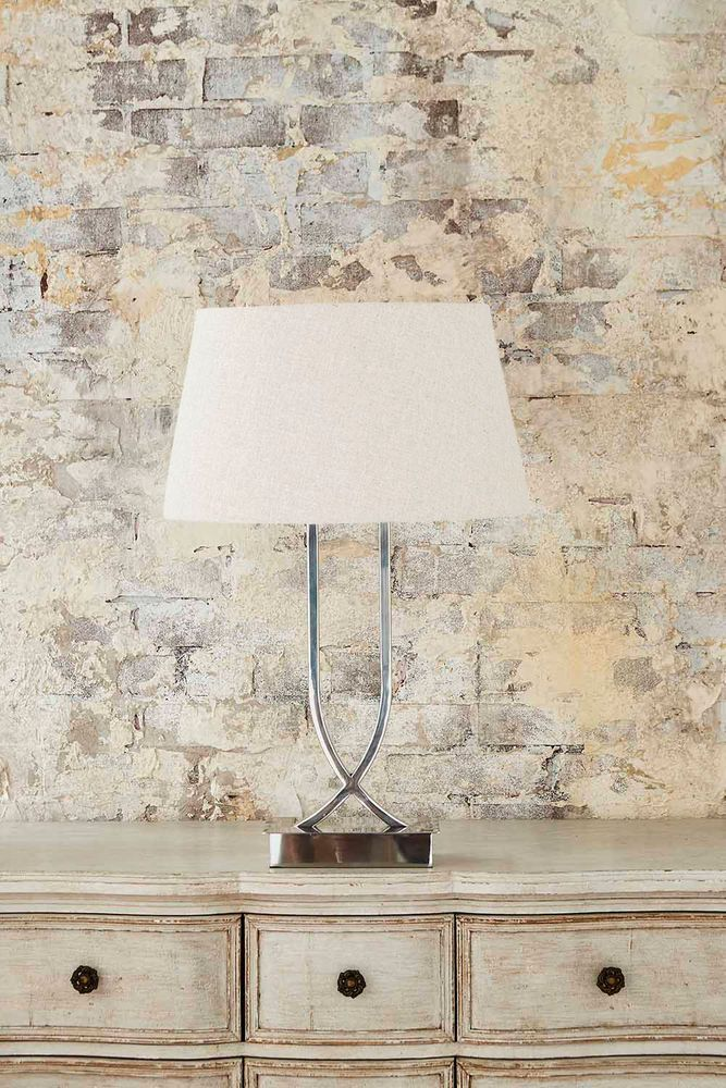 Southern Cross Table Lamp Base Shiny Nickel (RRP $583) - Image 2