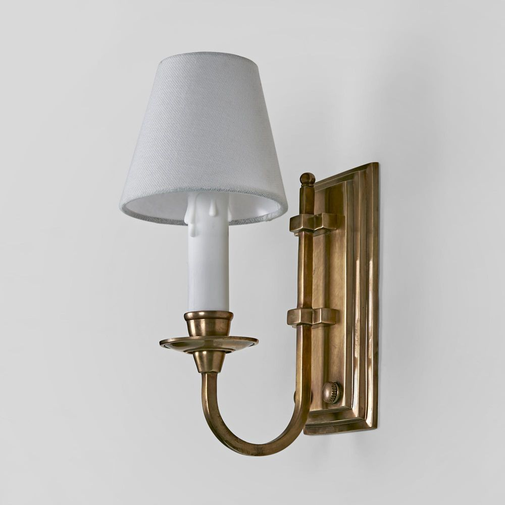 East Borne Wall Light Base Antique Brass (RRP $330) - Image 5