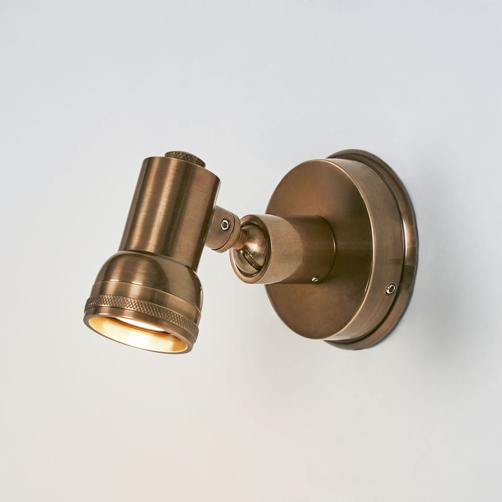 Carter Mini Wall Light Antique Brass (RRP $308)