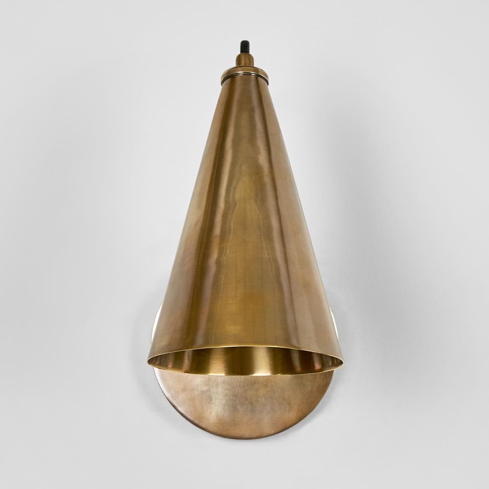 Cloudy Bay Wall Light Antique Brass (RRP $429) - Image 2