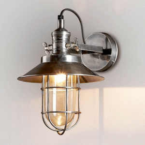 Maine Wall Light Antique Silver (RRP $572)