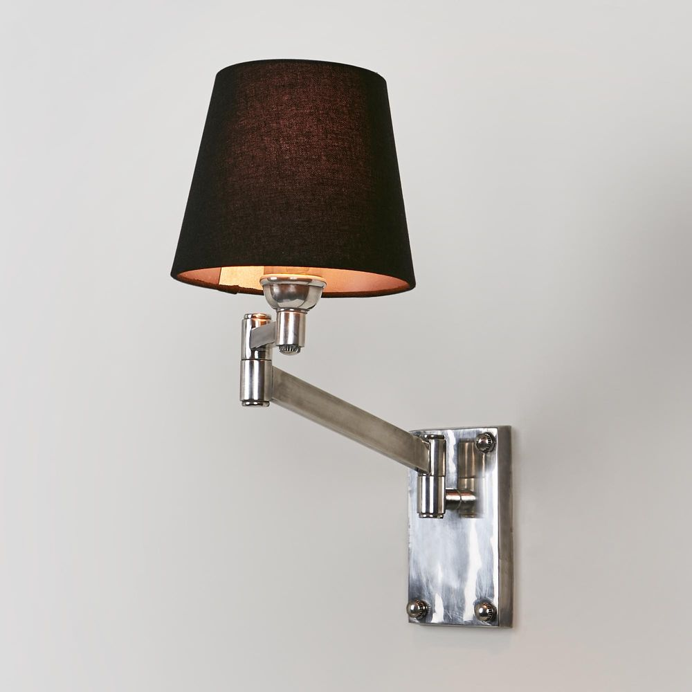 Oscar Wall Light Base Antique Silver (RRP $561) - Image 3