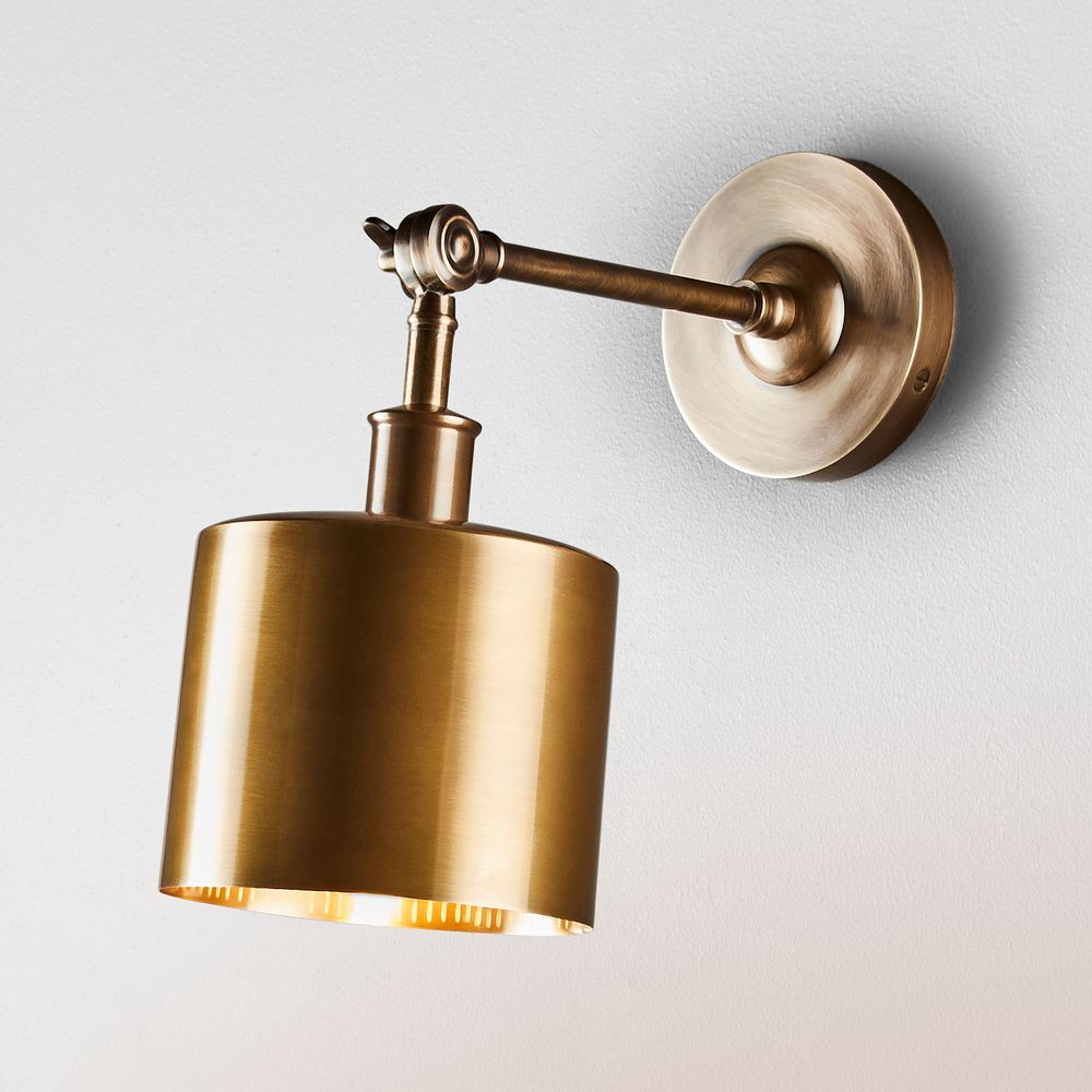 Portofino Wall Light Antique Brass (RRP $594)