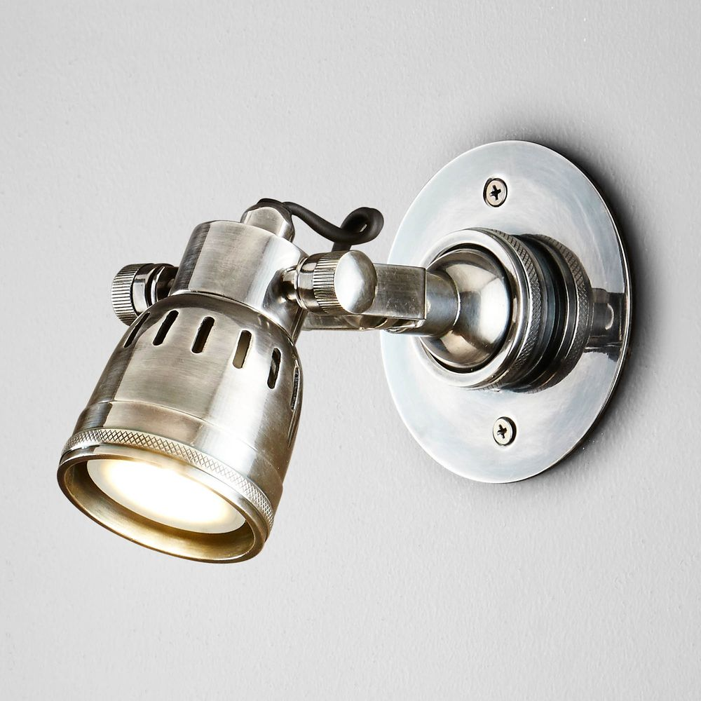 Seattle Short Arm Wall Light Silver (RRP $330)