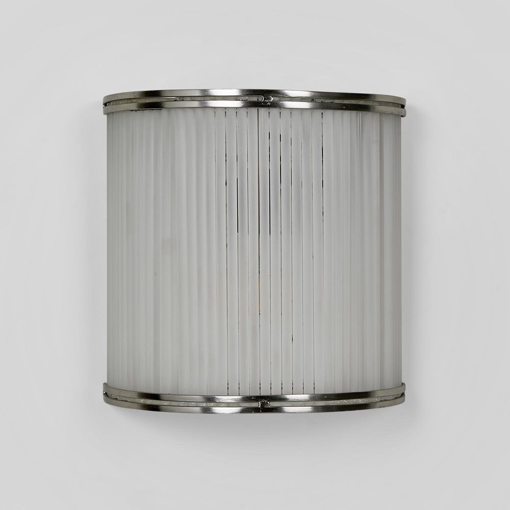 Inanda Half Round Wall Light Nickel (RRP $506) - Image 2