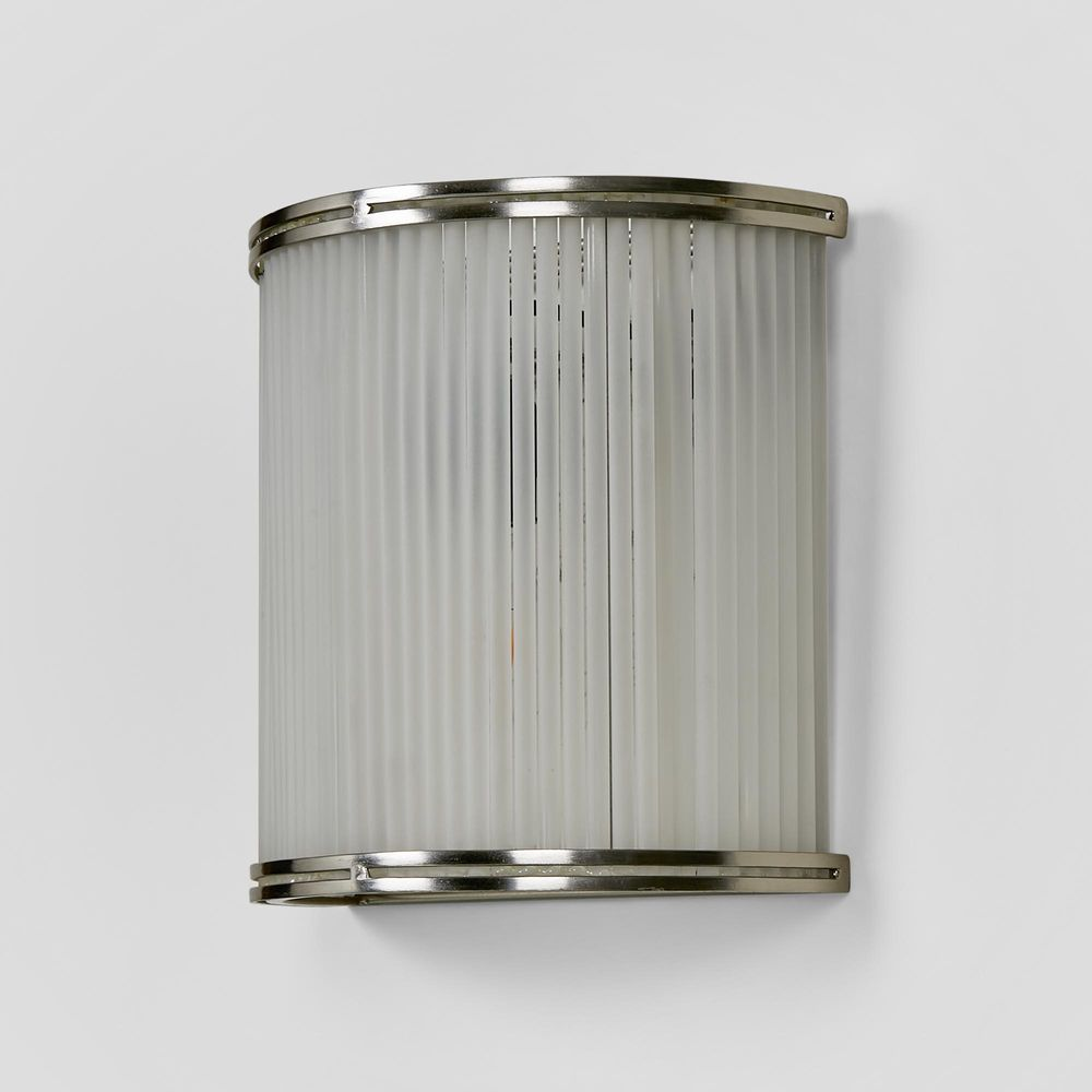 Inanda Half Round Wall Light Nickel (RRP $506) - Image 4