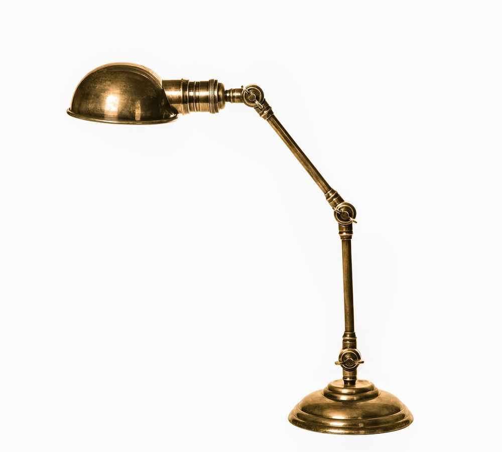 Stamford Desk Lamp Antique Brass (RRP $429)
