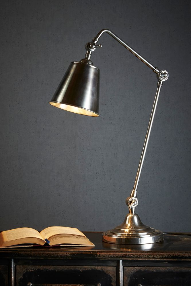 Cuba Table Lamp Antqiue Silver (RRP $814)