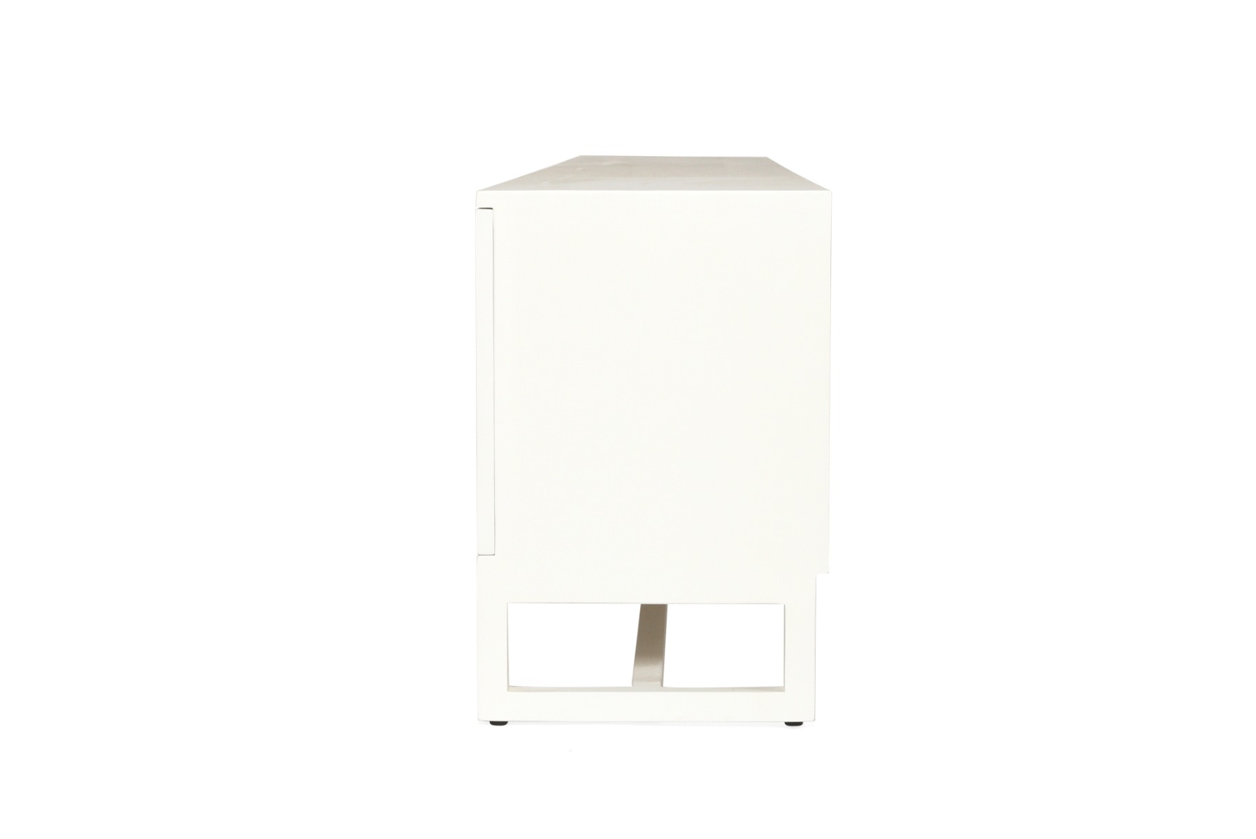 Clovelly Entertainment Unit Six Door White, W 300cm x D 45cm x H 55cm - Image 4