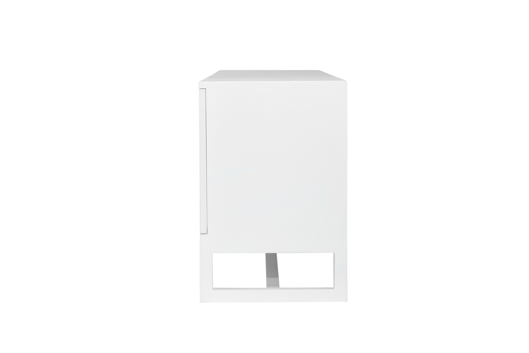 Clovelly Entertainment Unit Four Door White, W 200cm x D 45cm x H 55cm - Image 5
