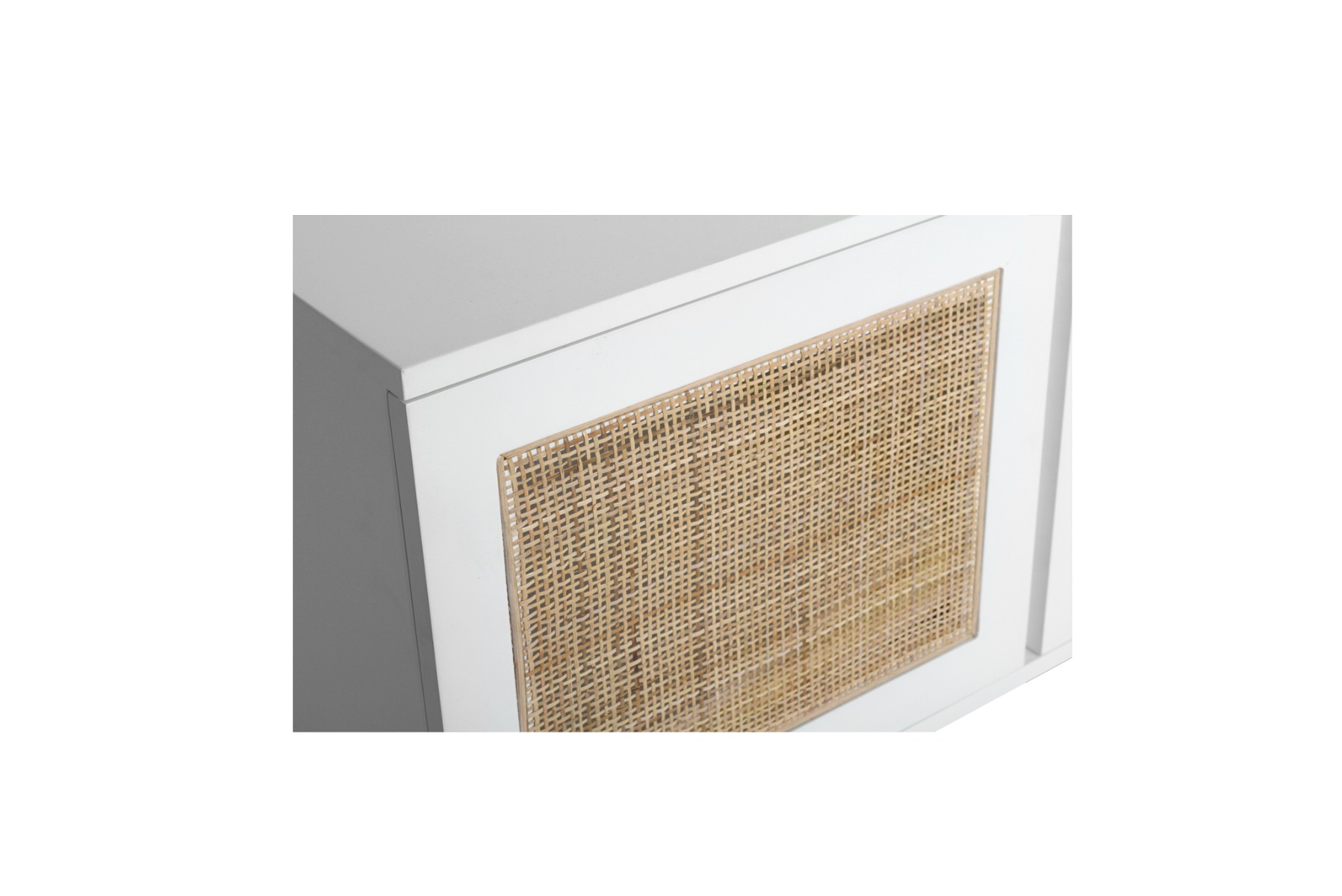 Clovelly Entertainment Unit Four Door White, W 200cm x D 45cm x H 55cm - Image 7