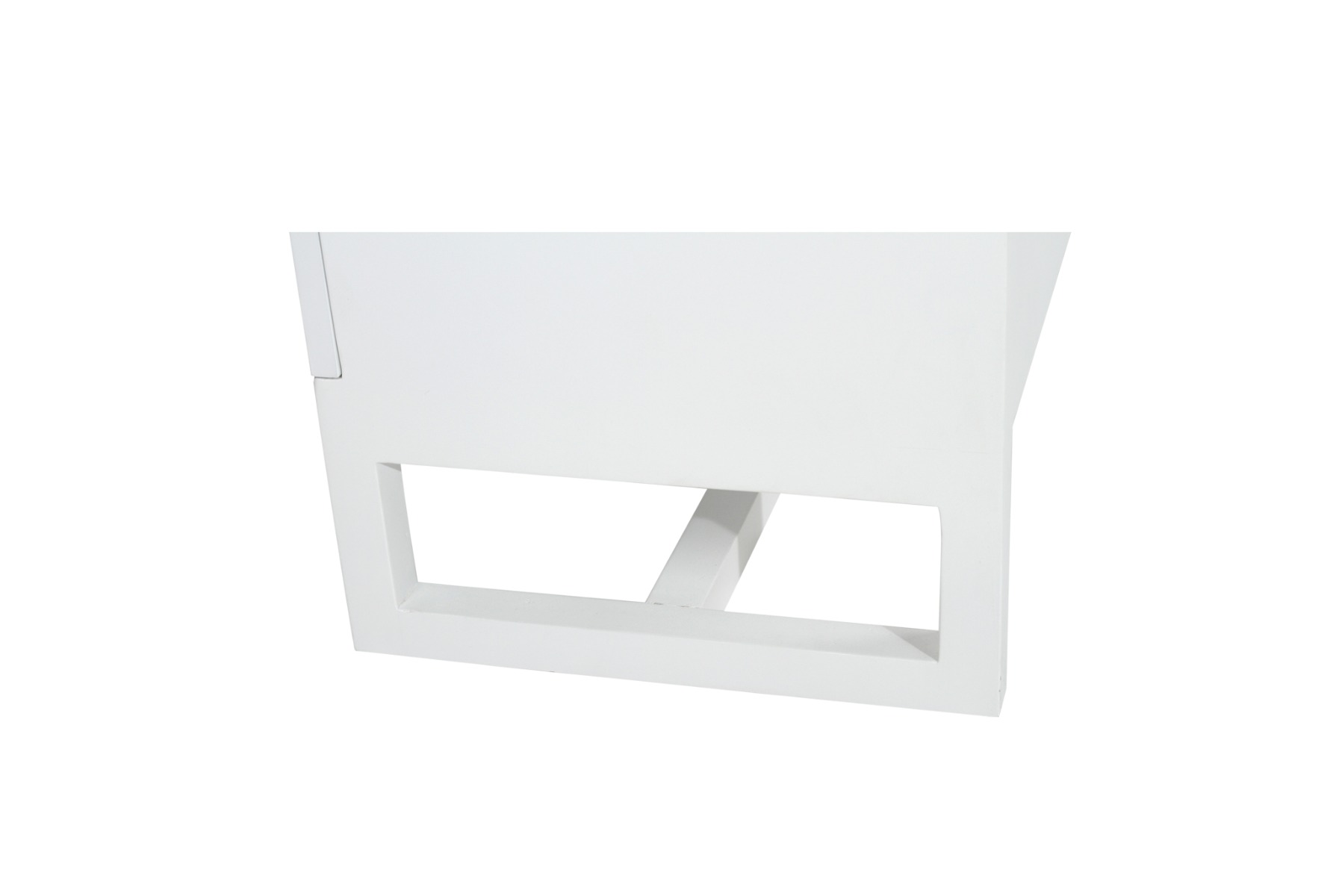 Clovelly Entertainment Unit Four Door White, W 200cm x D 45cm x H 55cm - Image 9