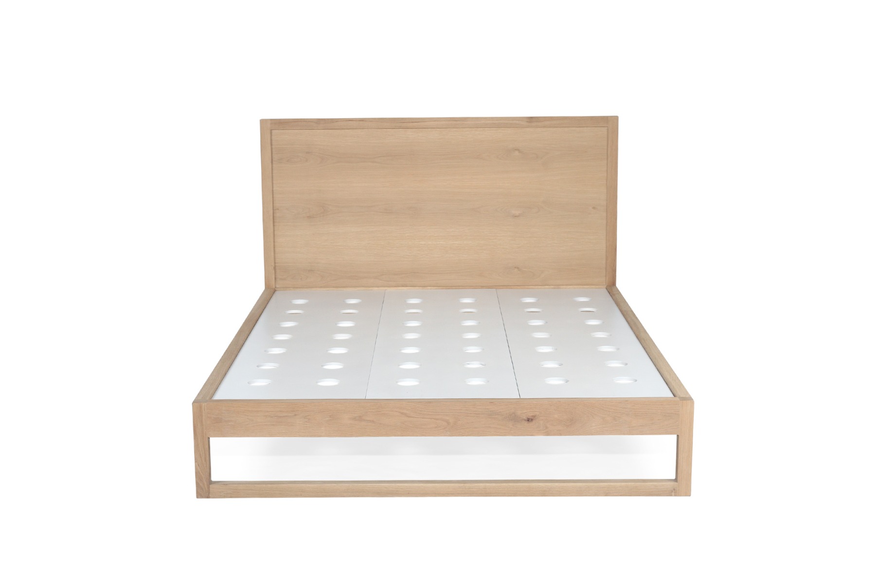 Clovelly Bed Queen Size American Oak, 165cm Wide x 217cm Long x 122cm High - Image 3