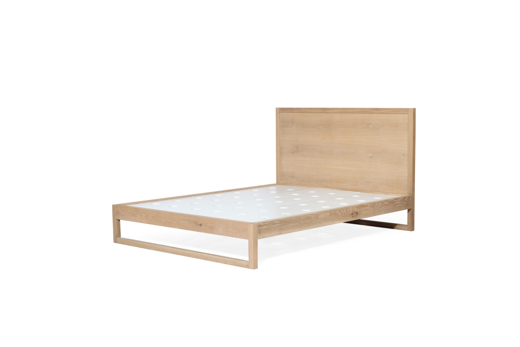 Clovelly Bed Queen Size American Oak, 165cm Wide x 217cm Long x 122cm High - Image 4
