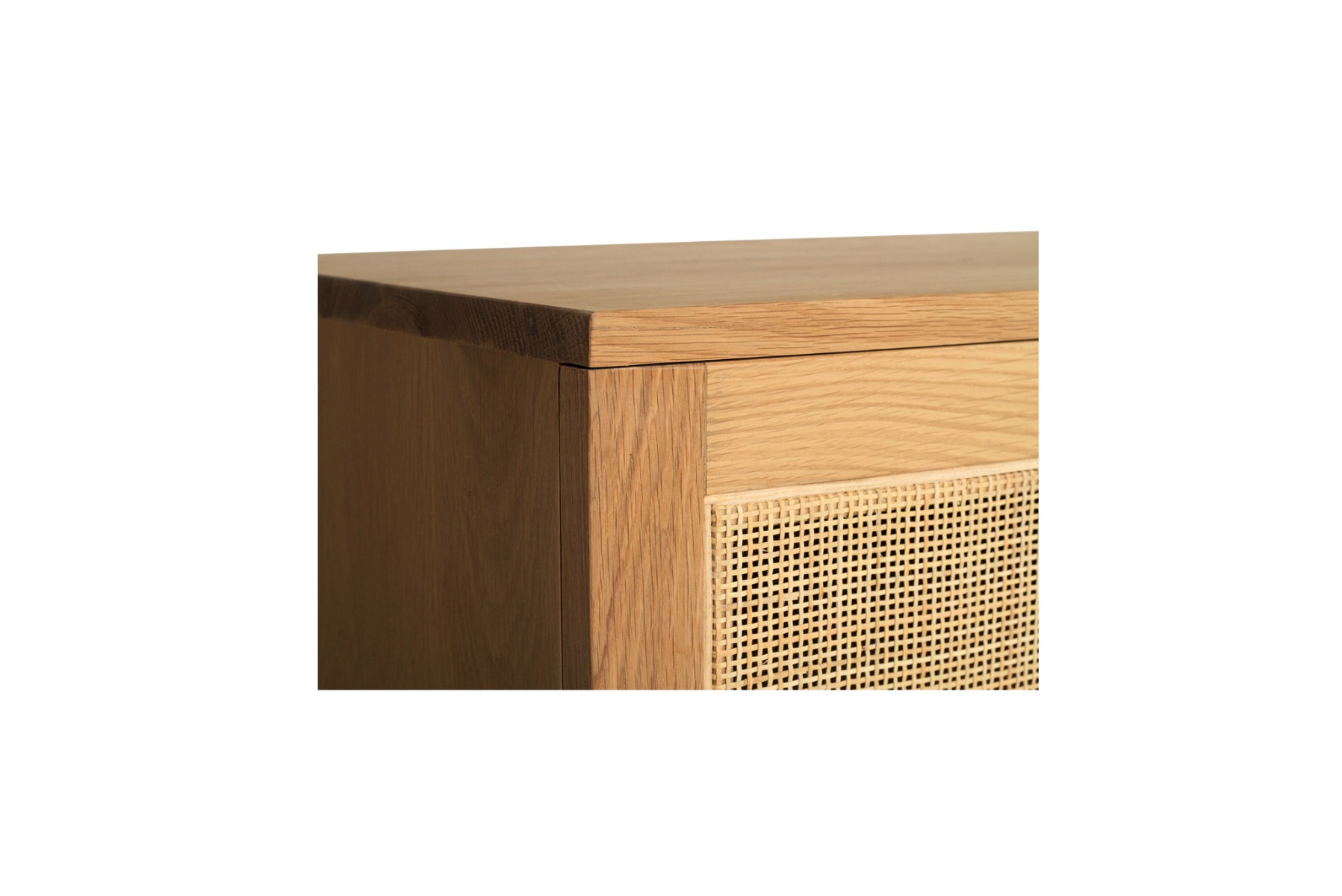 Clovelly Entertainment Unit Four Door Natural, W 200cm x D 45cm x H 55cm - Image 6
