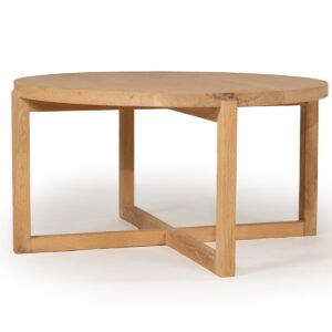 Clovelly Round Coffee Table, W 80cm x H 42cm