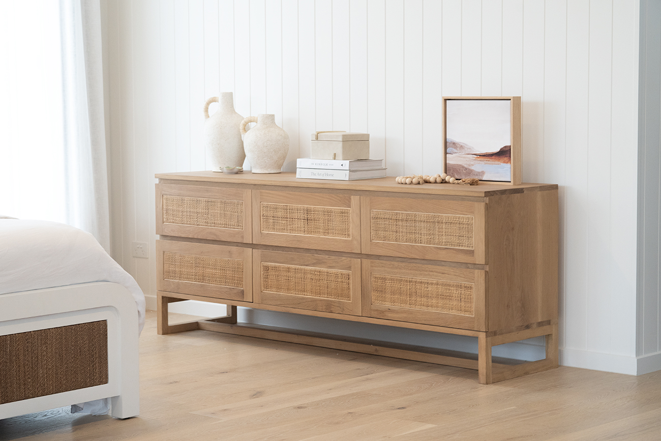 Clovelly Chest Of Drawers 6 Drawers, W 180cm x D 45cm x H 70cm - Image 8