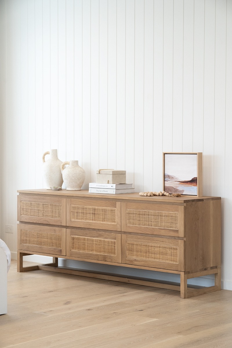 Clovelly Chest Of Drawers 6 Drawers, W 180cm x D 45cm x H 70cm - Image 9