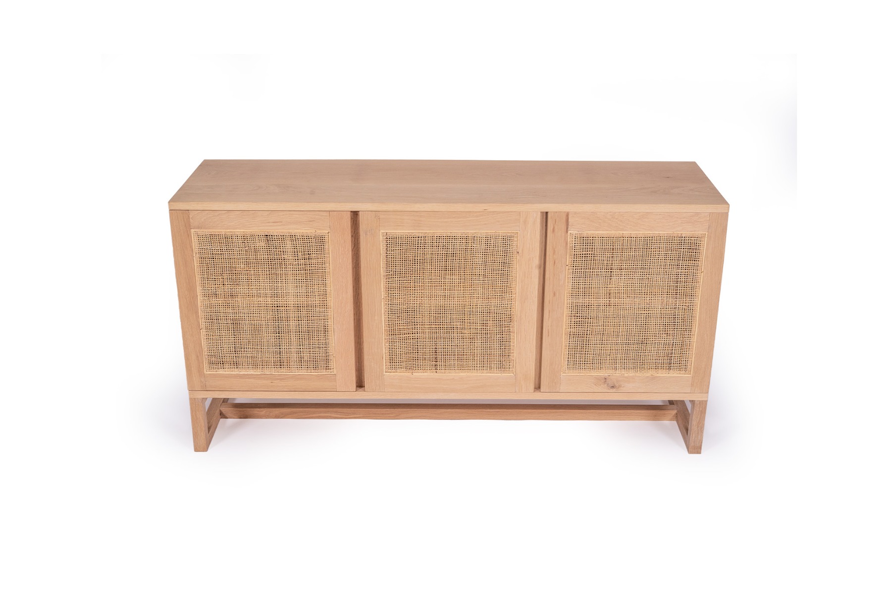 Clovelly Three Door Sideboard, W 140cm x D 40cm x H 80cm - Image 3