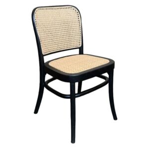 wp-image-tigress-55093.jpg "Miami" Commercial Grade Elm Timber & Rattan Dining Chair, Rattan Seat, Black (RRP $299)
