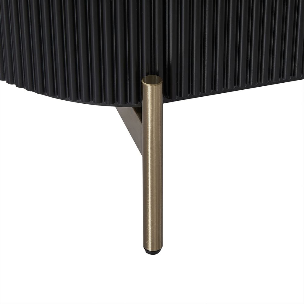 Demarco Cabinet Black, 110cm W x 45cm D x 100cm H (RRP $4169) - Image 6