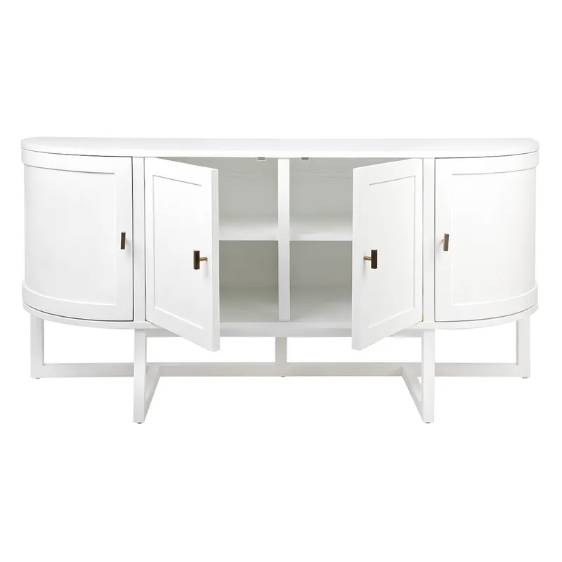 Theodore Buffet White 160cm W x 45cm D x 80cm H (RRP $3509) - Image 5