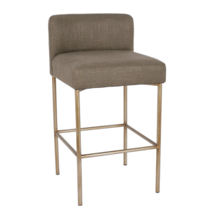 wp-image-tigress-55284.png Leon Kitchen Stool Chocolate Linen, L 54cm W 54cm x H 87cm (RRP $605)