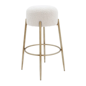 wp-image-tigress-55307.png Nino Kitchen Stool White Boucle, 49cm W x 50.5cm D x 105.5cm H (RRP $451)