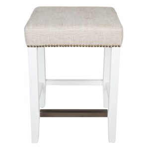 wp-image-tigress-55400.jpeg Canyon White Kitchen Stool Natural Linen, 40cm Dia x 66cm H (RRP $583)