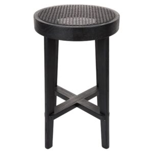 wp-image-tigress-55412.jpeg Cape Byron Rattan Kitchen Stool Black, 43cm W x 38cm D x 65cm H (RRP $649)