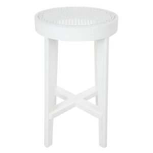 wp-image-tigress-55422.jpeg Cape Byron Rattan Kitchen Stool White, 43cm W x 38cm D x 65cm H (RRP $649)