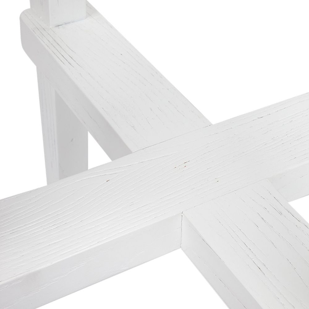 Cape Byron Rattan Kitchen Stool White, 43cm W x 38cm D x 65cm H (RRP $649) - Image 4
