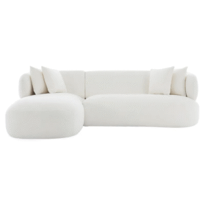 wp-image-tigress-55522.png Greenwich 3 Seater Sofa w Left Chaise Ivory Chenille, 260cm W x 160cm D x 76cm H (RRP $4411)