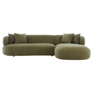wp-image-tigress-55530.png Greenwich 3 Seater Sofa w Right Chaise Sage Chenille, 260cm W x 160cm D x 76cm H (RRP $4411)