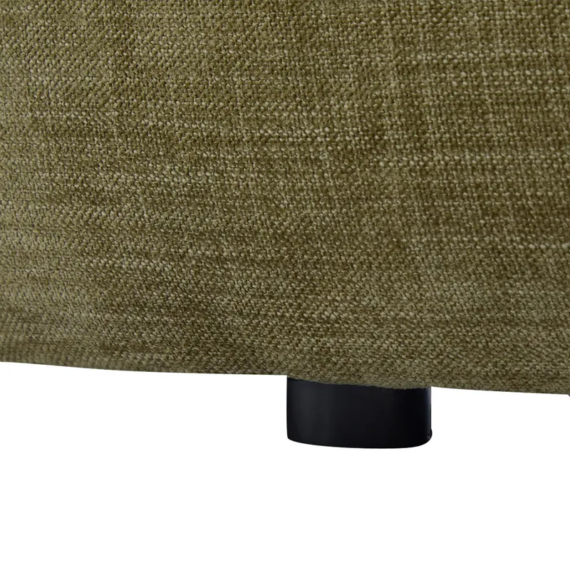 Greenwich 3 Seater Sofa w Left Chaise Sage Chenille, 260cm W x 160cm D x 76cm H (RRP $4411) - Image 6