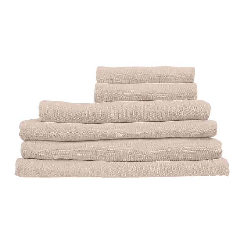 Birkshire 3 Seater Sofa SLIP COVER ONLY Oat Linen, 220cm W x 96cm D x 90cm H (RRP $1441) - Image 2