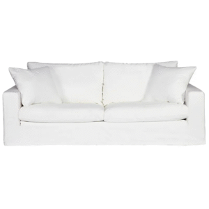 wp-image-tigress-55627.png Bungalow 3 Seater Slip Cover Sofa White Cotton, 233cm W x 100cm D x 82cm H (RRP $6325)